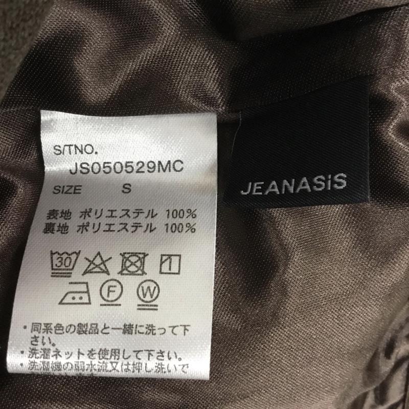 ジーナシス JEANASIS ボトムス ボトムス JS050529MC ウールライクフレアパンツ 裾スリット S 無地 ダークブラウン / ダークブラウン / レディース USED 古着 中古 10081091
