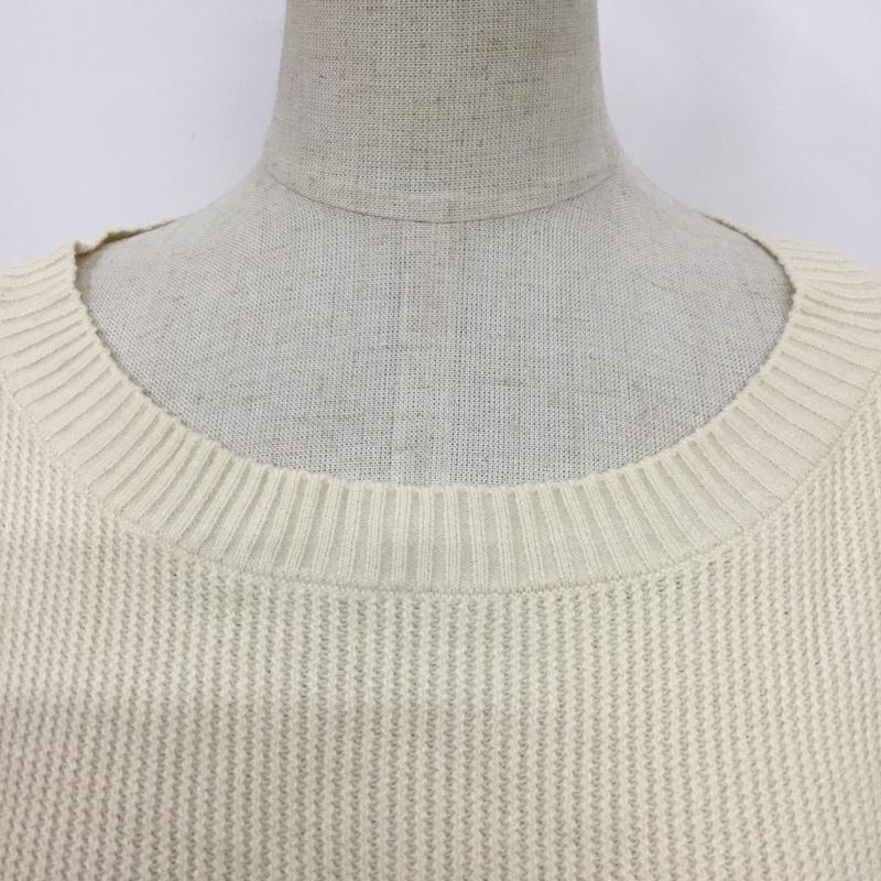 ローリーズファーム LOWRYS FARM ニット、セーター 長袖 LF620223AD FREE 無地 アイボリー / アイボリー / レディース USED 古着 中古 10081116