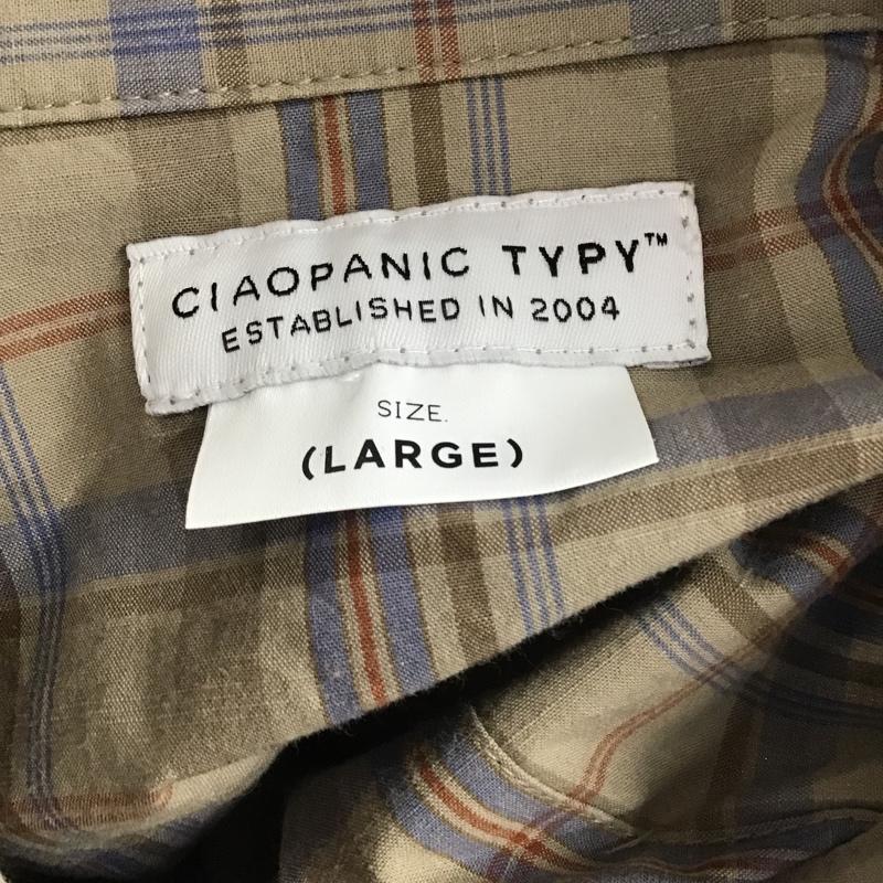 チャオパニックティピー CIAOPANIC TYPY シャツ、ブラウス 長袖 L チェック マルチカラー / マルチカラー / メンズ USED 古着 中古 10081134