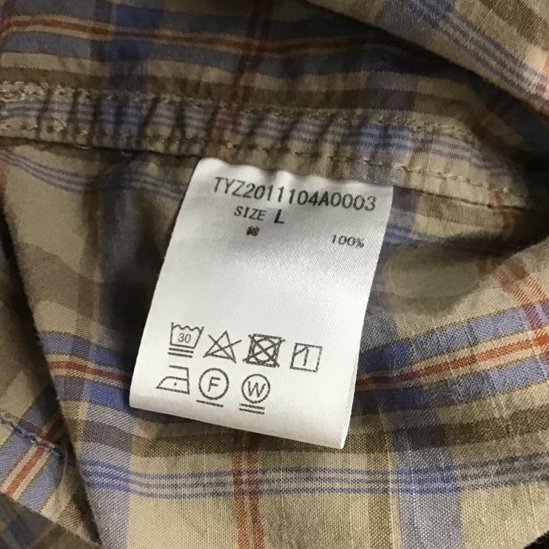 チャオパニックティピー CIAOPANIC TYPY シャツ、ブラウス 長袖 L チェック マルチカラー / マルチカラー / メンズ USED 古着 中古 10081134