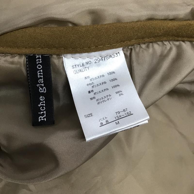 リシェグラマー Riche glamour コート コート一般 M 無地 ベージュ / ベージュ / レディース USED 古着 中古 10081151