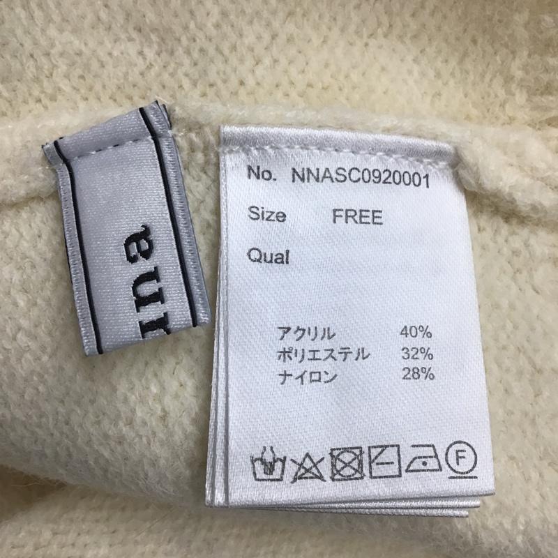 ヌナ NEUNA カーディガン 長袖 NNASC0920001 ルーズタッセルダメージニットカーディガン 前後着 FREE 無地 アイボリー / アイボリー / レディース USED 古着 中古 10081166