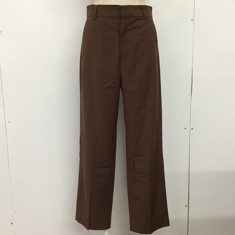 ローリーズファーム LOWRYS FARM パンツ スラックス LF519101AD FREE 無地 茶 / ブラウン / レディース USED 古着 中古 10081179