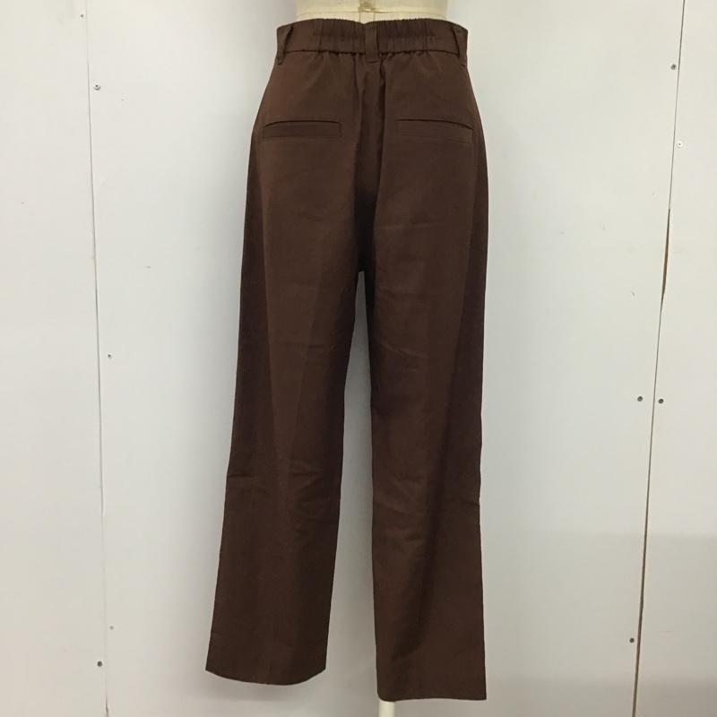 ローリーズファーム LOWRYS FARM パンツ スラックス LF519101AD FREE 無地 茶 / ブラウン / レディース USED 古着 中古 10081179