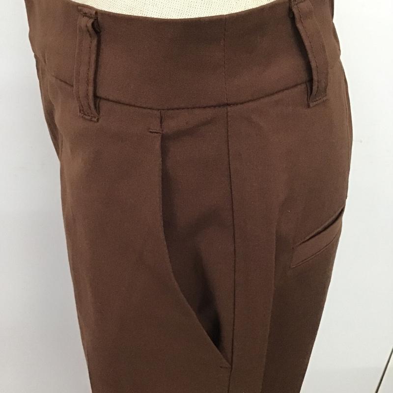 ローリーズファーム LOWRYS FARM パンツ スラックス LF519101AD FREE 無地 茶 / ブラウン / レディース USED 古着 中古 10081179