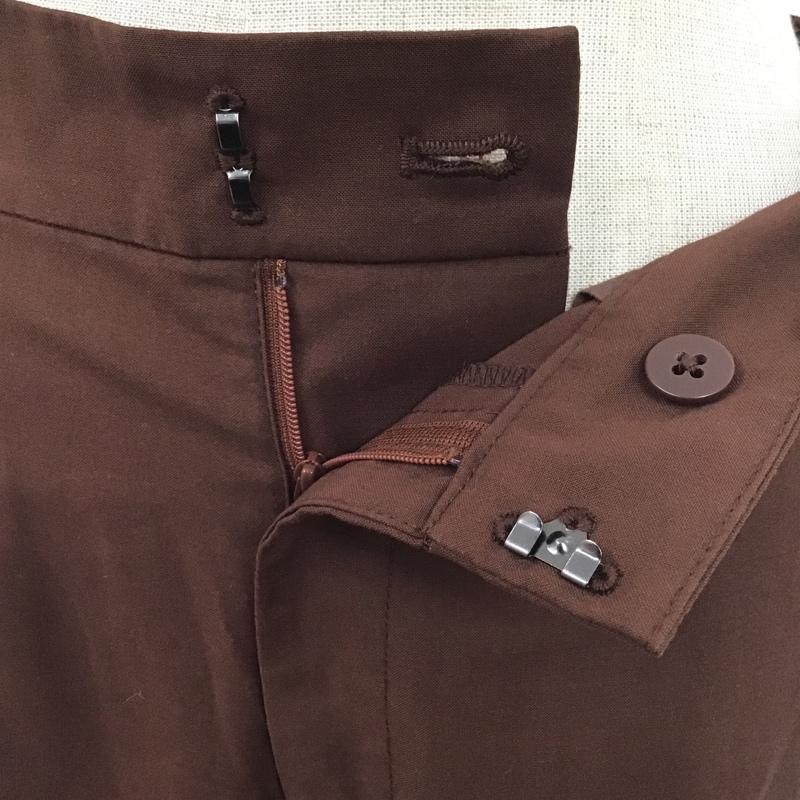 ローリーズファーム LOWRYS FARM パンツ スラックス LF519101AD FREE 無地 茶 / ブラウン / レディース USED 古着 中古 10081179