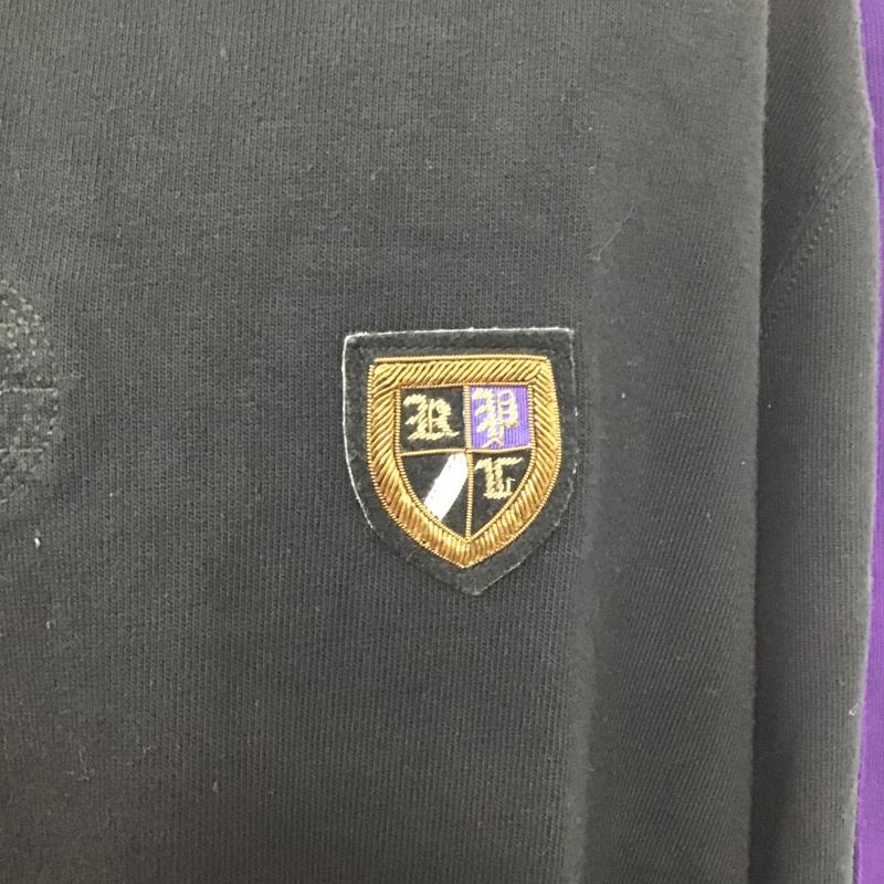 ポロバイラルフローレン Polo by RALPH LAUREN ポロシャツ 長袖 XL 無地 黒 / ブラック / X 紫 / パープル / メンズ USED 古着 中古 10081280