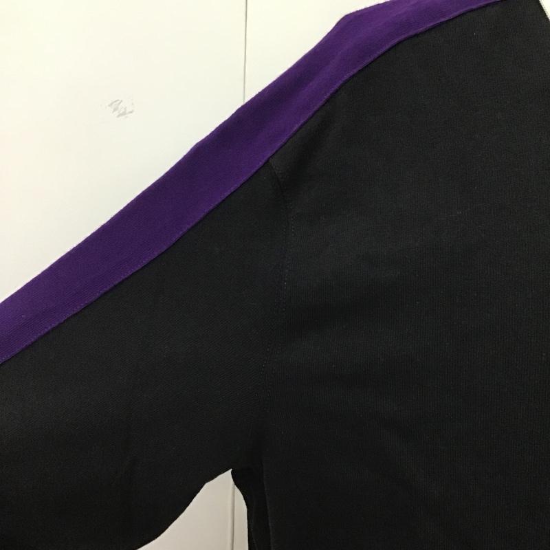 ポロバイラルフローレン Polo by RALPH LAUREN ポロシャツ 長袖 XL 無地 黒 / ブラック / X 紫 / パープル / メンズ USED 古着 中古 10081280