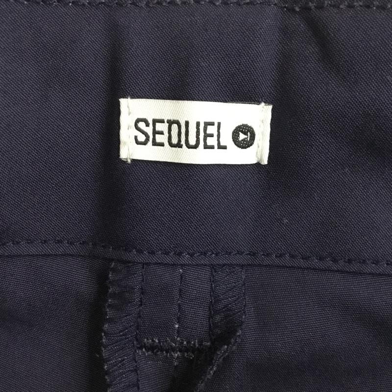シークエル SEQUEL パンツ チノパン M 無地 紺 / ネイビー / メンズ USED 古着 中古 10081353