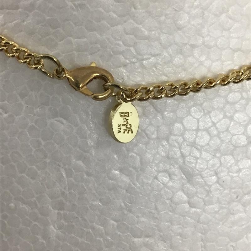 アベイシングエイプ A BATHING APE アクセサリー ネックレス、ペンダント BAPE STA スニーカー 箱有 金 / ゴールド / メンズ USED 古着 中古 10081391