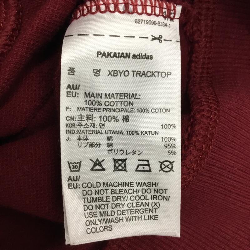 アディダス adidas ジャケット、上着 ジャケット、ブレザー BQ8244 XBYO TRACKTOP S 無地 えんじ / ワインレッド / メンズ USED 古着 中古 10081445