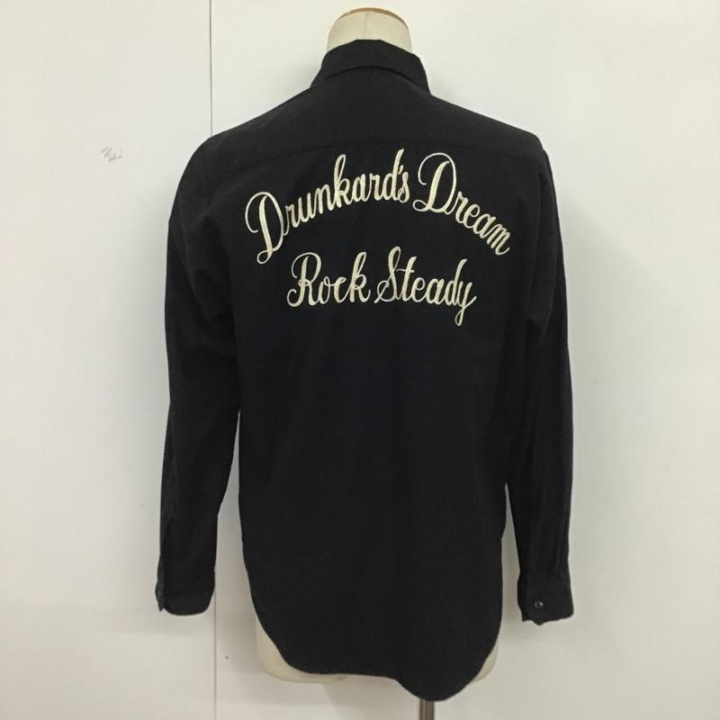 ワコマリア WACKO MARIA シャツ、ブラウス 長袖 M 無地 黒 / ブラック / メンズ USED 古着 中古 10081488