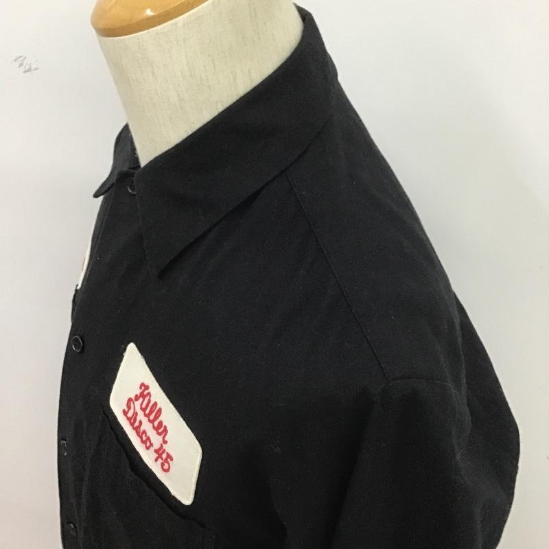 ワコマリア WACKO MARIA シャツ、ブラウス 長袖 M 無地 黒 / ブラック / メンズ USED 古着 中古 10081488