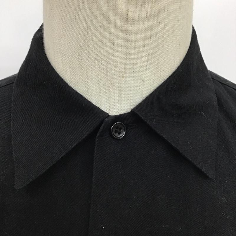 ワコマリア WACKO MARIA シャツ、ブラウス 長袖 M 無地 黒 / ブラック / メンズ USED 古着 中古 10081488