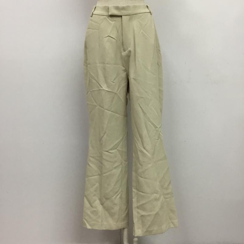ローリーズファーム LOWRYS FARM パンツ スラックス L 無地 アイボリー / アイボリー / レディース USED 古着 中古 10081537