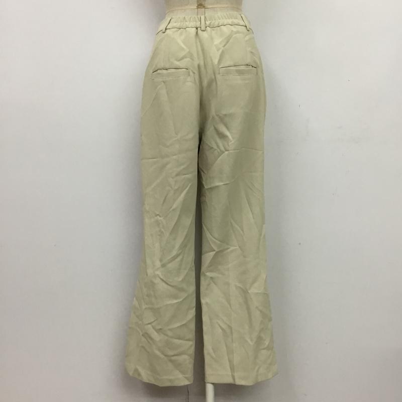 ローリーズファーム LOWRYS FARM パンツ スラックス L 無地 アイボリー / アイボリー / レディース USED 古着 中古 10081537
