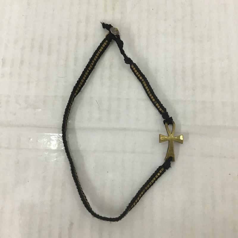 ジョセフ JOSEPH アクセサリー ブレスレット、バングル 無地 黒 / ブラック / X 金 / ゴールド / メンズ USED 古着 中古 10081552