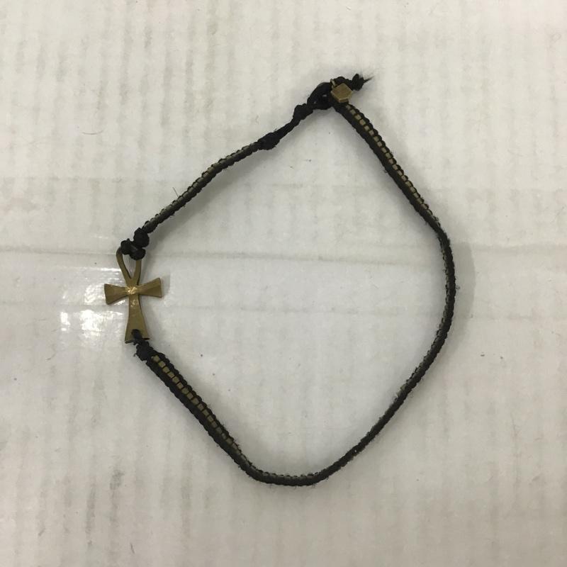ジョセフ JOSEPH アクセサリー ブレスレット、バングル 無地 黒 / ブラック / X 金 / ゴールド / メンズ USED 古着 中古 10081552