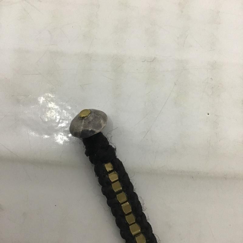 ジョセフ JOSEPH アクセサリー ブレスレット、バングル 無地 黒 / ブラック / X 金 / ゴールド / メンズ USED 古着 中古 10081552