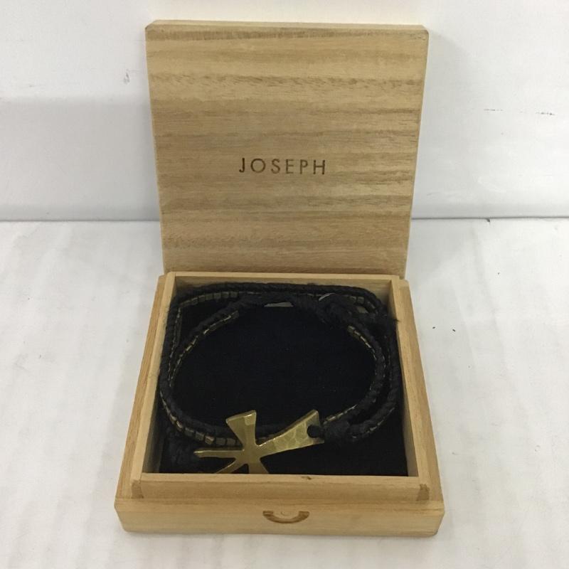 ジョセフ JOSEPH アクセサリー ブレスレット、バングル 無地 黒 / ブラック / X 金 / ゴールド / メンズ USED 古着 中古 10081552