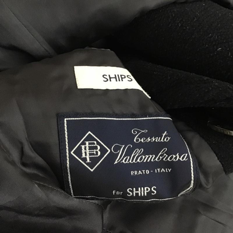 シップス SHIPS コート ピーコート 114-45-0046 Vallombrosa M 無地 紺 / ネイビー / メンズ USED 古着 中古 10081588
