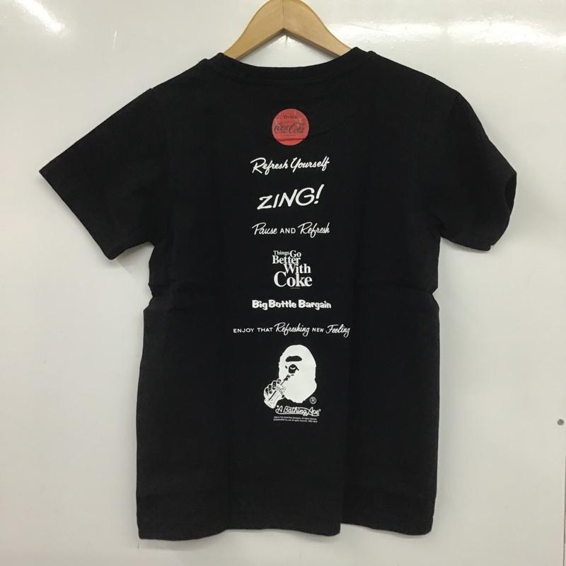アベイシングエイプ A BATHING APE Tシャツ 半袖 コカ・コーラ タグ付 COCA-COLA XS レディース USED 古着 中古 10081669