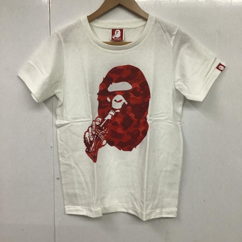 アベイシングエイプ A BATHING APE Tシャツ 半袖 コカ・コーラ タグ付 COCA-COLA XS プリント 白 / ホワイト / レディース USED 古着 中古 10081677