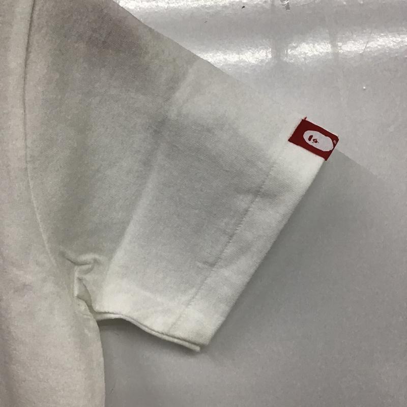 アベイシングエイプ A BATHING APE Tシャツ 半袖 コカ・コーラ タグ付 COCA-COLA XS ロゴ、文字 X プリント 白 / ホワイト / レディース USED 古着 中古 10081678
