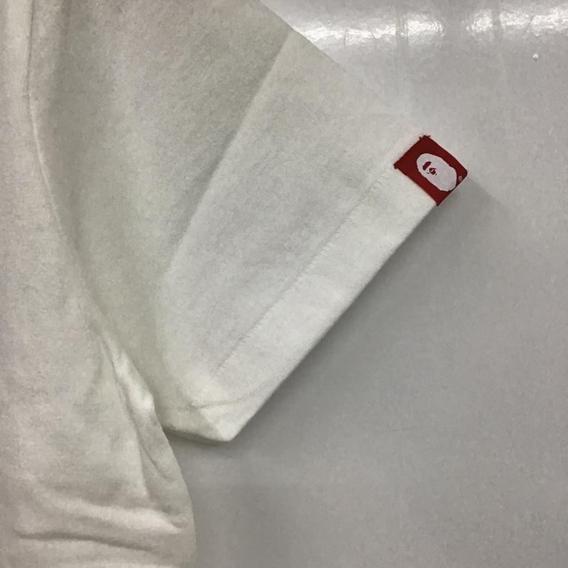 アベイシングエイプ A BATHING APE Tシャツ 半袖 コカ・コーラ タグ付 COCA-COLA MILO XS プリント 白 / ホワイト / レディース USED 古着 中古 10081690