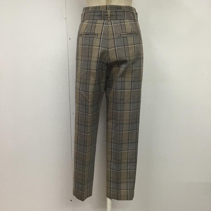 ユナイテッドアローズグリーンレーベルリラクシング UNITEDARROWSGREENLABELRELAXING パンツ スラックス 3614-137-2077 テーパードパンツ 36 チェック マルチカラー / マルチカラー / レディース USED 古着 中古 10081815