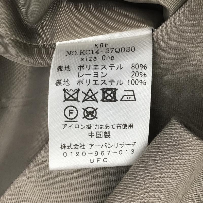 ケービーエフ KBF ジャケット、上着 ジャケット、ブレザー KC14-27Q030 テーラードジャケット 無地 ベージュ / ベージュ / レディース USED 古着 中古 10081820