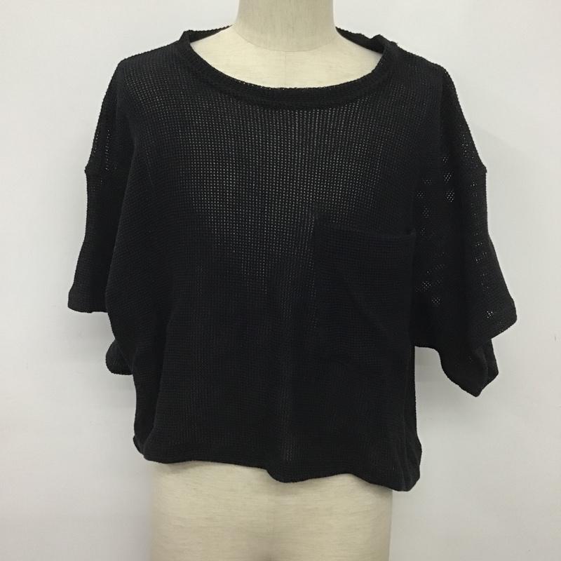 アール・エム ギャング (レベル・モダニスト ギャング) R.M GANG カットソー 半袖 RMG21SS-042 FREE 無地 黒 / ブラック / メンズ USED 古着 中古 10081848
