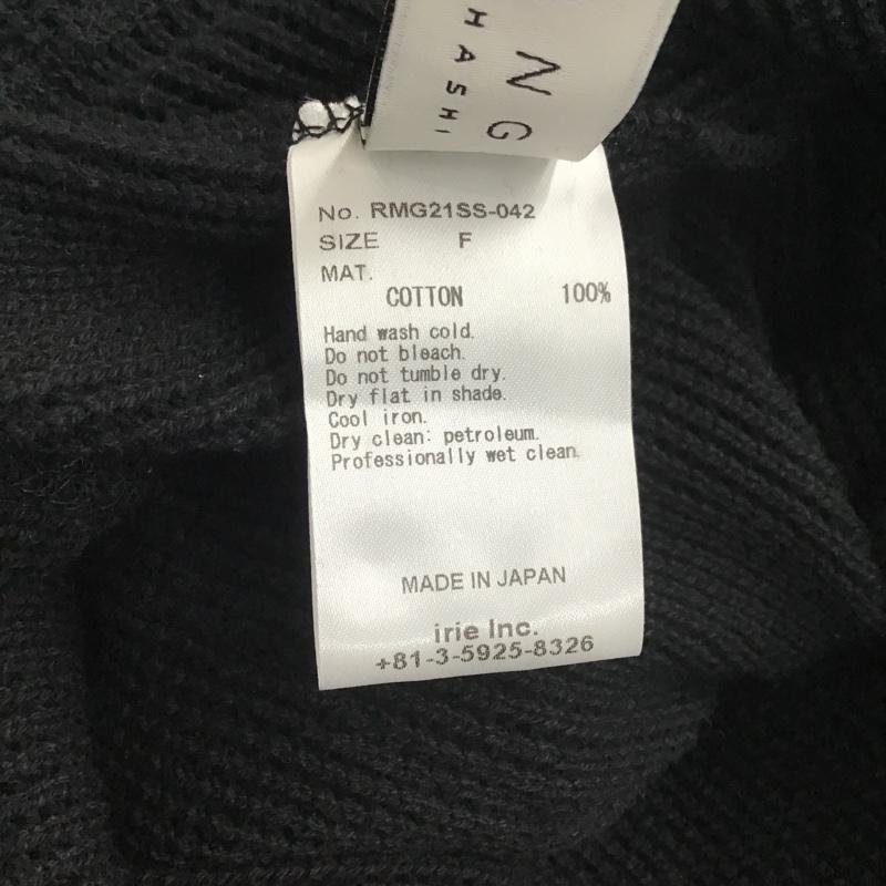 アール・エム ギャング (レベル・モダニスト ギャング) R.M GANG カットソー 半袖 RMG21SS-042 FREE 無地 黒 / ブラック / メンズ USED 古着 中古 10081848