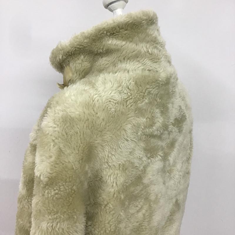 ワンアフター アナザー ナイスクラップ one after another NICE CLAUP ジャケット、上着 ジャケット、ブレザー エコファー 無地 ベージュ / ベージュ / レディース USED 古着 中古 10081862
