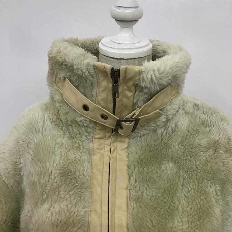 ワンアフター アナザー ナイスクラップ one after another NICE CLAUP ジャケット、上着 ジャケット、ブレザー エコファー 無地 ベージュ / ベージュ / レディース USED 古着 中古 10081862