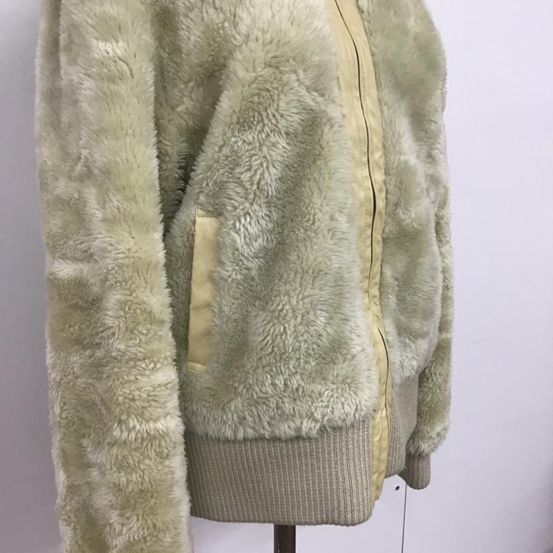 ワンアフター アナザー ナイスクラップ one after another NICE CLAUP ジャケット、上着 ジャケット、ブレザー エコファー 無地 ベージュ / ベージュ / レディース USED 古着 中古 10081862