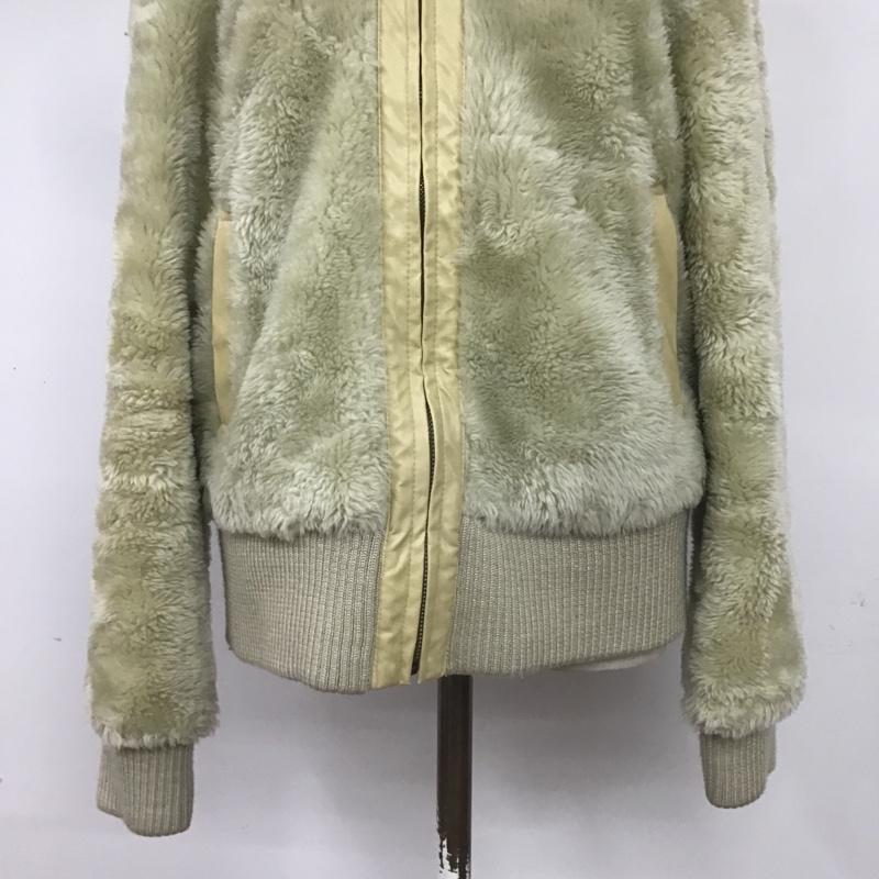 ワンアフター アナザー ナイスクラップ one after another NICE CLAUP ジャケット、上着 ジャケット、ブレザー エコファー 無地 ベージュ / ベージュ / レディース USED 古着 中古 10081862