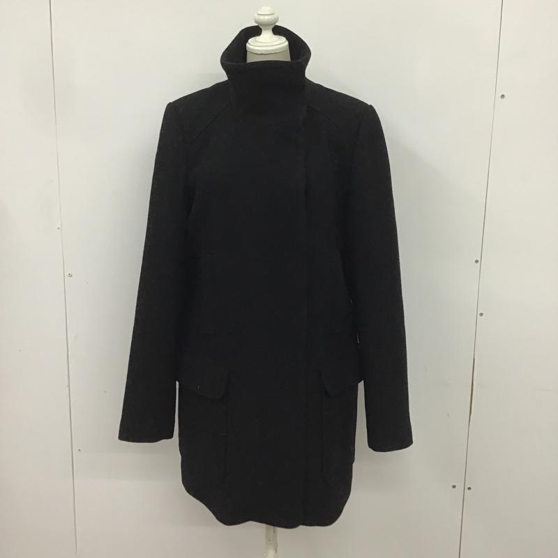 ザラ ZARA TRAFALUC コート コート一般 1255 207 800 スタンドカラー M 無地 黒 / ブラック / レディース USED 古着 中古 10081864