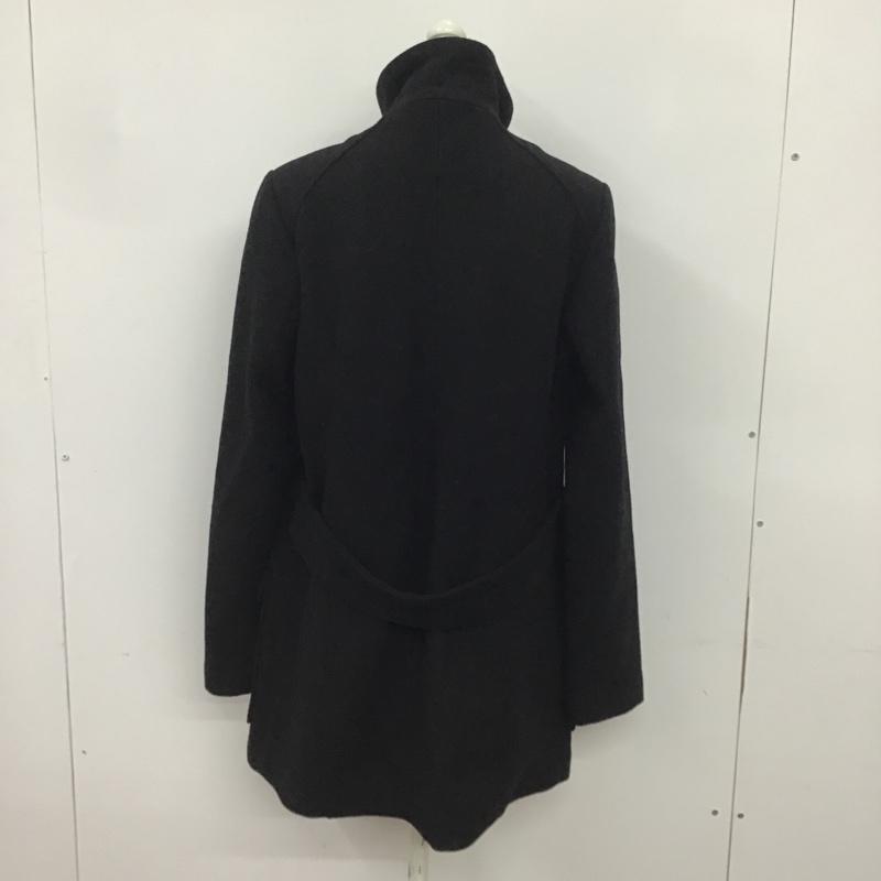 ザラ ZARA TRAFALUC コート コート一般 1255 207 800 スタンドカラー M 無地 黒 / ブラック / レディース USED 古着 中古 10081864