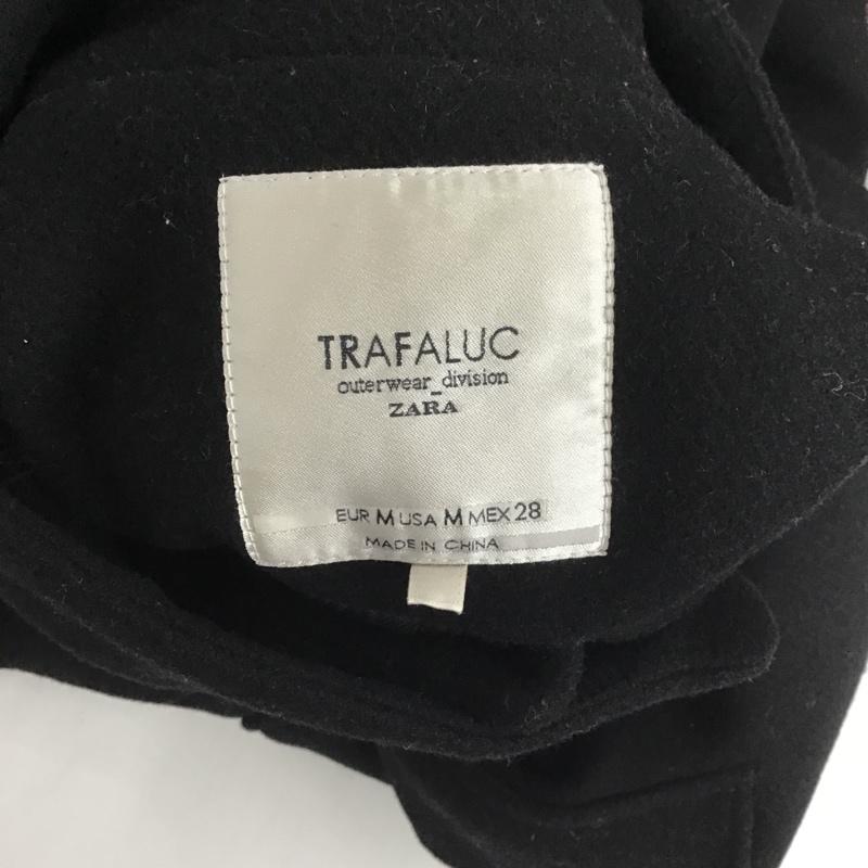 ザラ ZARA TRAFALUC コート コート一般 1255 207 800 スタンドカラー M 無地 黒 / ブラック / レディース USED 古着 中古 10081864