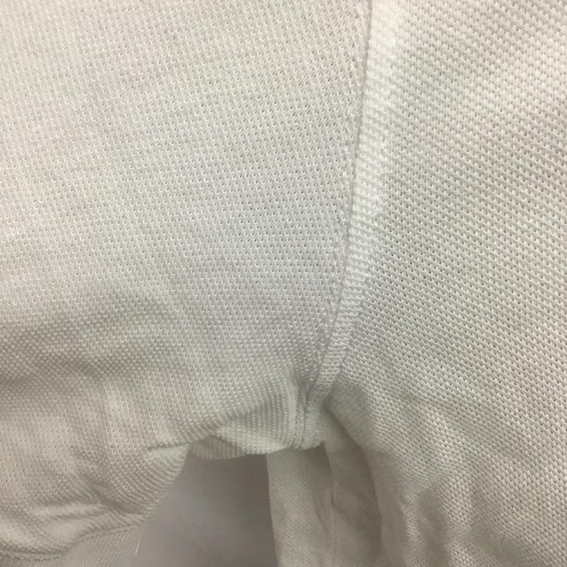 ジースターロゥ G-STAR RAW ポロシャツ 半袖 M 無地 白 / ホワイト / メンズ USED 古着 中古 10081899