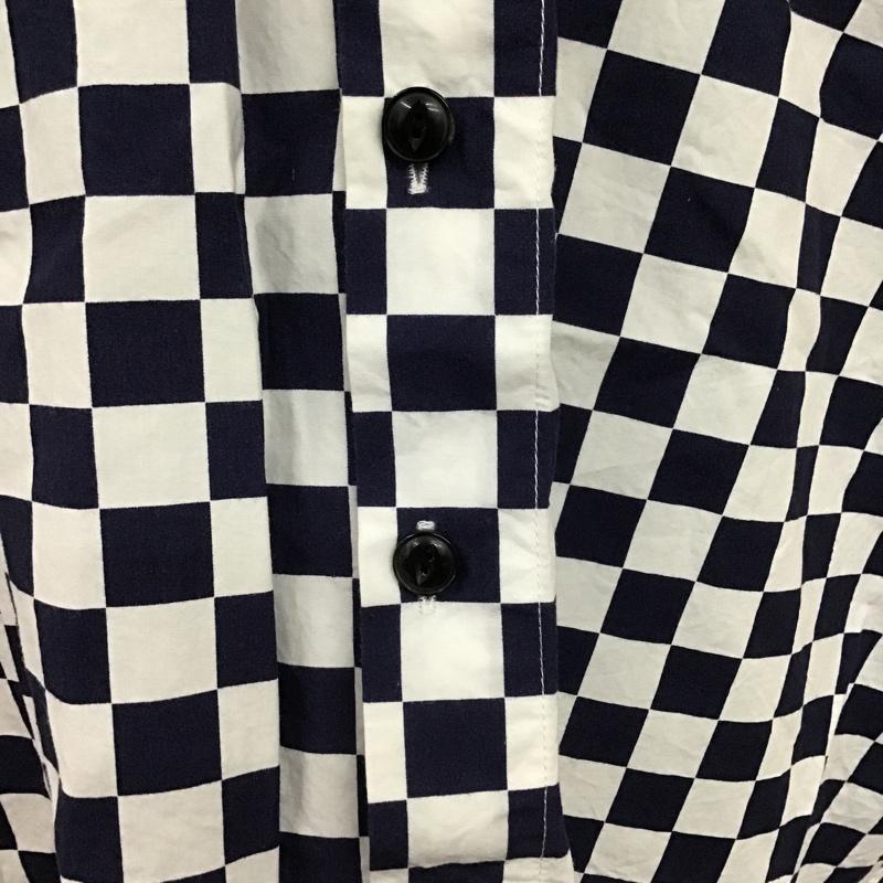 ゴールド GOLD シャツ、ブラウス 半袖 CHECKERS PRINT COTTON BROAD S/S BIG SHIRT GL37537 M チェック マルチカラー / マルチカラー / メンズ USED 古着 中古 10081908