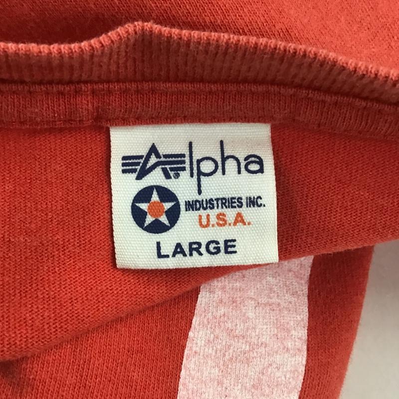 アルファ ALPHA Tシャツ 半袖 L プリント マルチカラー / マルチカラー / メンズ USED 古着 中古 10081950