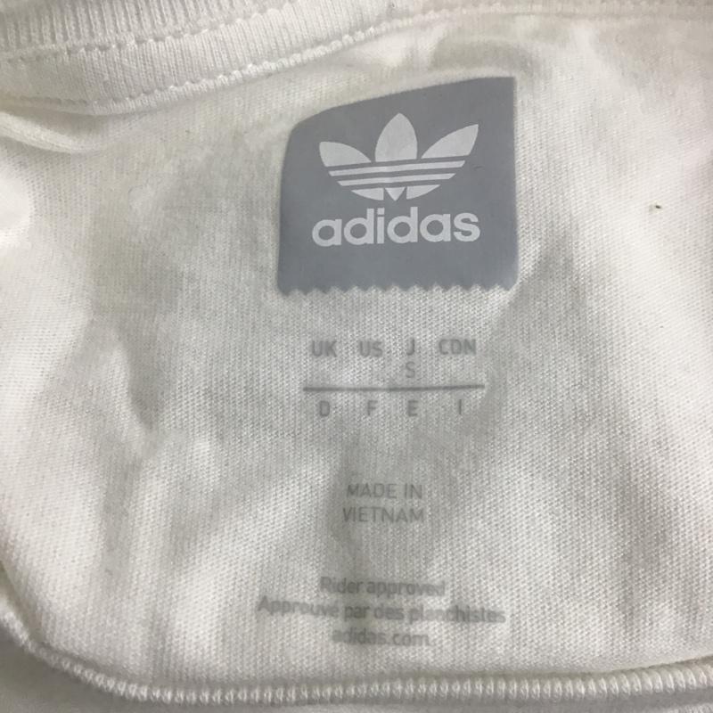 アディダス adidas Tシャツ 半袖 CW2336 S プリント 白 / ホワイト / メンズ USED 古着 中古 10081972