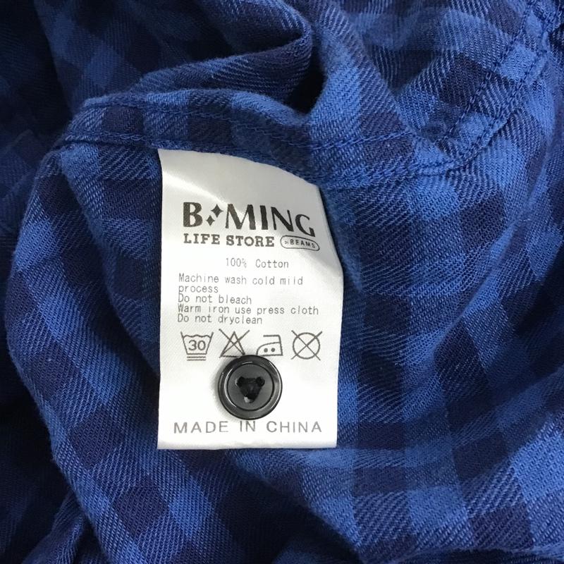 ビーミングライフストアバイビームス B:MING LIFESTORE by BEAMS シャツ、ブラウス 半袖 S チェック マルチカラー / マルチカラー / メンズ USED 古着 中古 10081977