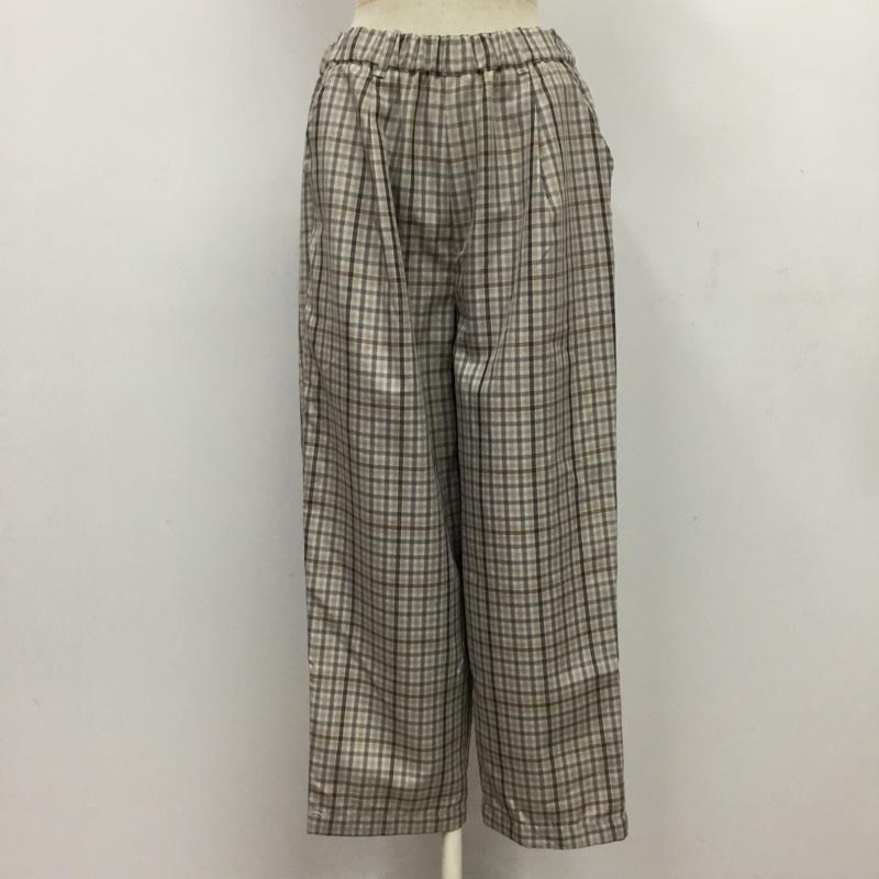サマンサモスモス Samansa Mos2 パンツ スラックス FREE チェック マルチカラー / マルチカラー / レディース USED 古着 中古 10081985