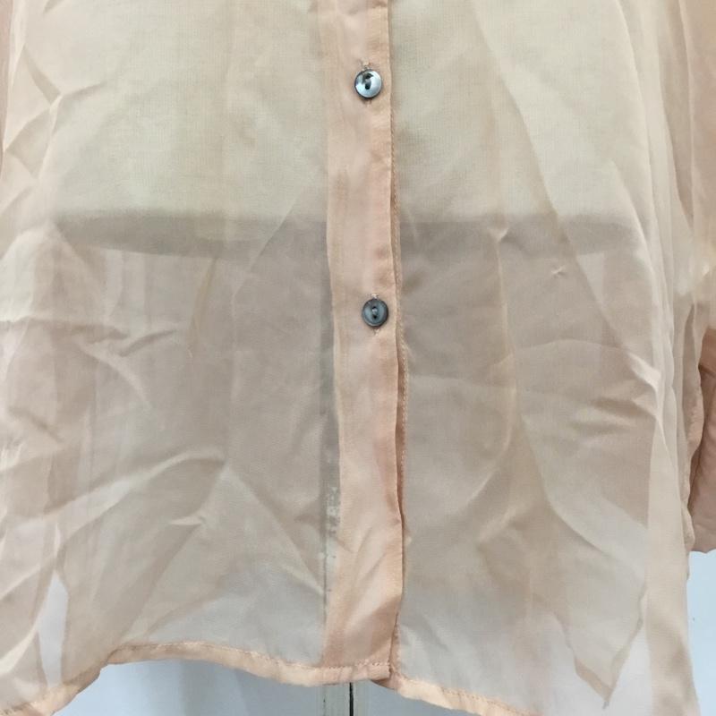 ジーナシス JEANASIS シャツ、ブラウス 長袖 JS063736MC シアーシャツ FREE 無地 マルチカラー / マルチカラー / レディース USED 古着 中古 10082033