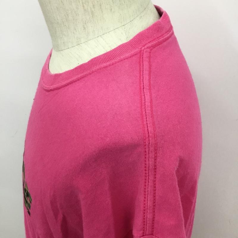 エクストララージ XLARGE Tシャツ 半袖 L ロゴ、文字 桃 / ピンク / メンズ USED 古着 中古 10082211