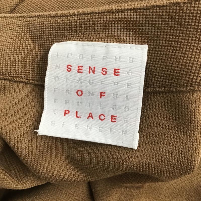 センスオブプレイスバイアーバンリサーチ SENSE OF PLACE by URBAN RESEARCH カーディガン 長袖 AA64-21Y018 フリンジ ロング丈 FREE 無地 茶 / ブラウン / レディース USED 古着 中古 10082365