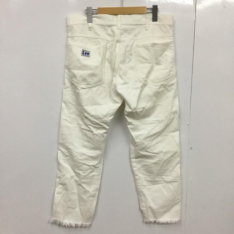 リー Lee パンツ デニム、ジーンズ 33インチ 無地 白 / ホワイト / メンズ USED 古着 中古 10082427